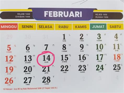 Weton 21 februari 1998 Unduh Kalender 2024 Format PDF, PNG dan CDR Beserta Penanggalan Weton Jawa Lengkap TRIBUNSUMSEL